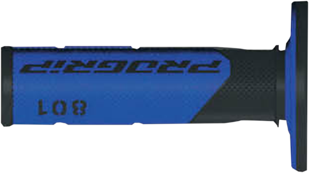 PRO GRIP 801 Hybrid Duo-Density Cross Grips - Black/Blue