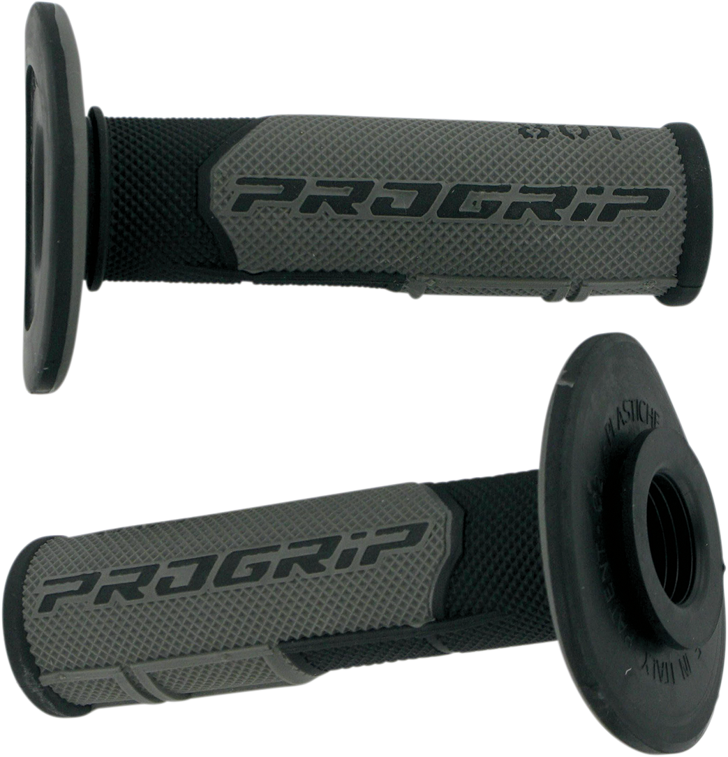 PRO GRIP 801 Hybrid Duo-Density Cross Grips - Black/Gray