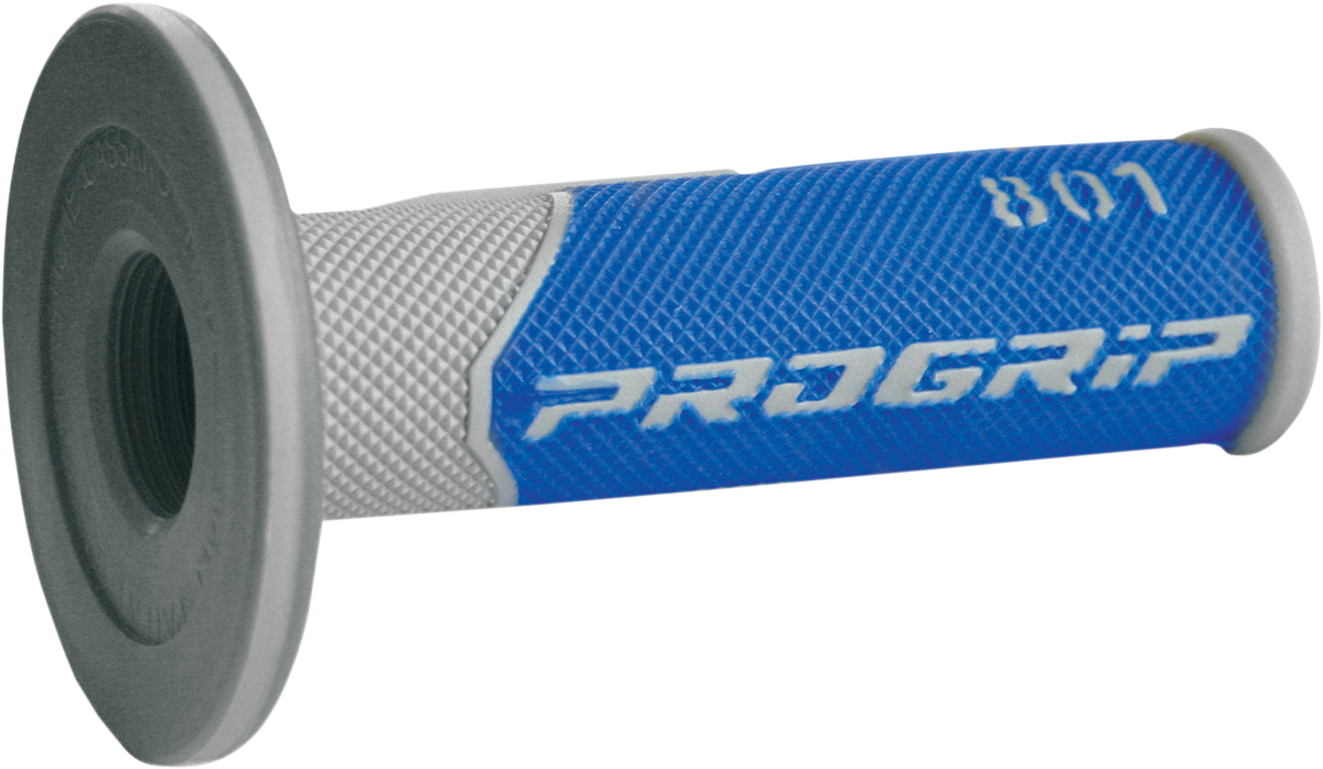 PRO GRIP 801 Hybrid Duo-Density Cross Grips - Gray/Blue