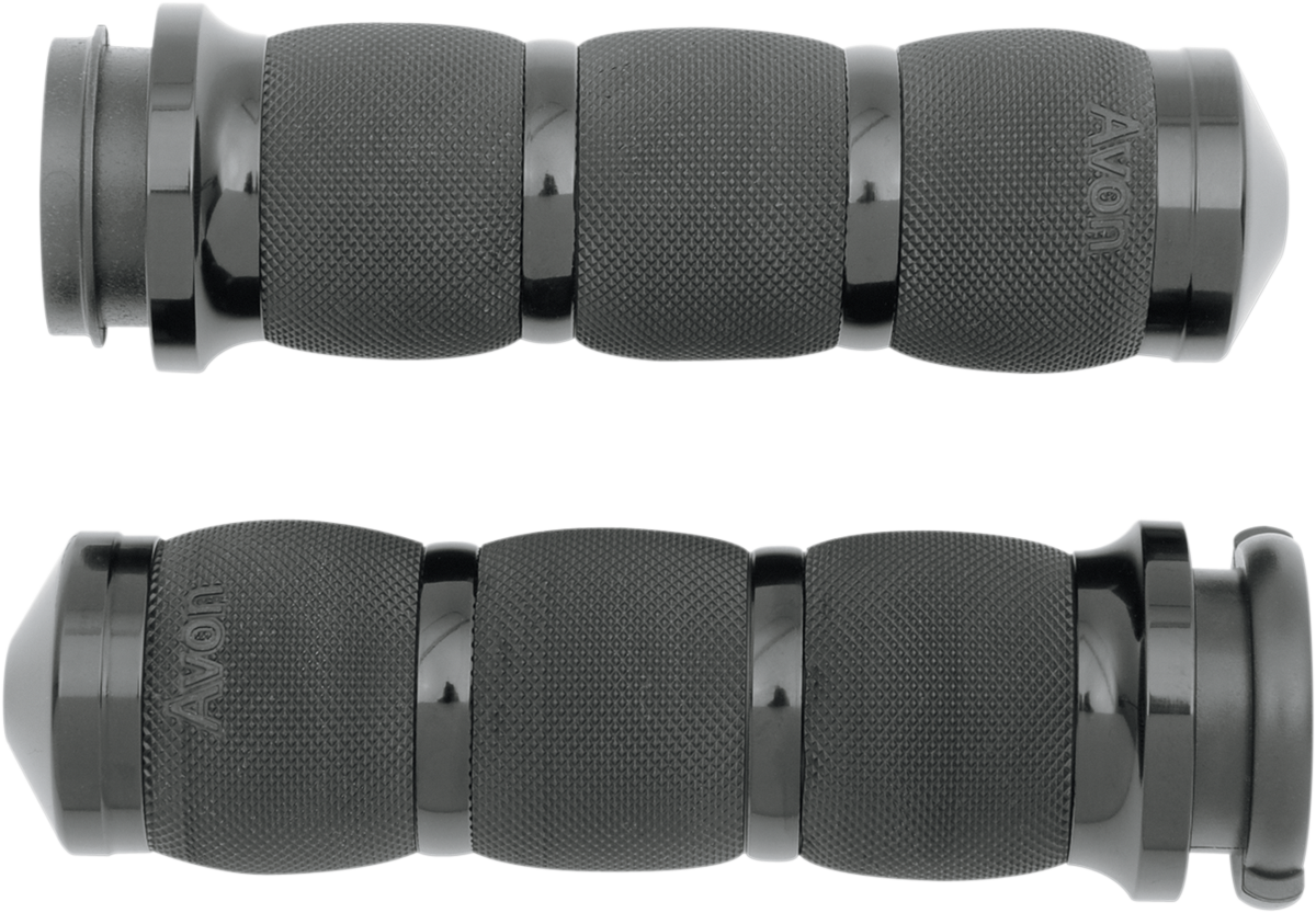 AVON GRIPS 3-Ring Air Cushioned Grips - TBW - Anodized