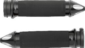 AVON GRIPS Custom Spike End Grips - TBW - Black