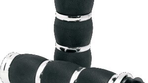 AVON GRIPS 3-Ring Air Cushioned Grips - Touring - Chrome