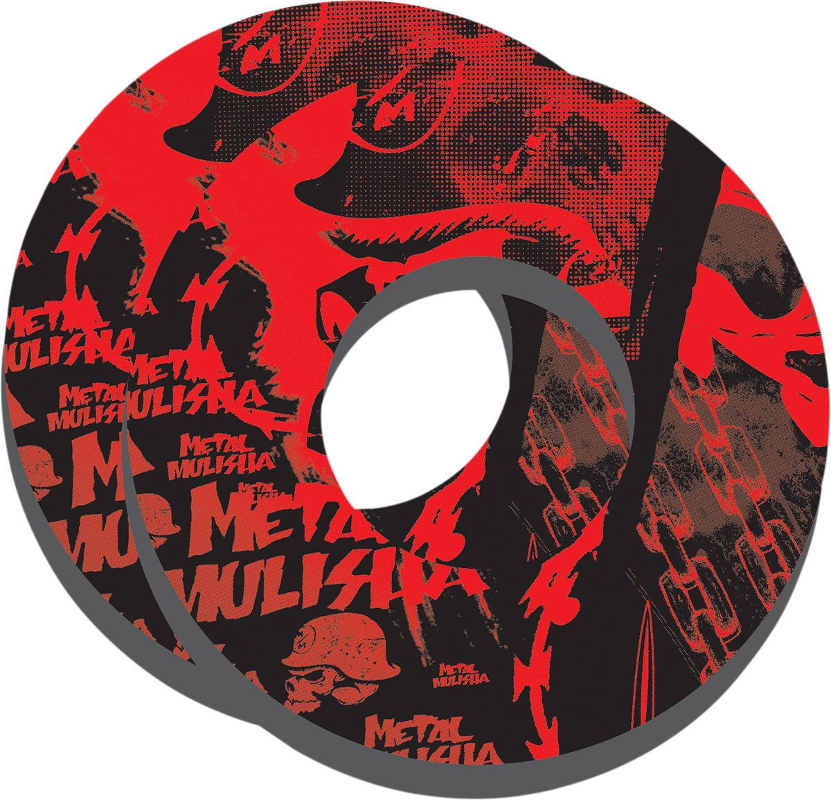 FACTORY EFFEX Grip Donuts - Metal Mulisha Red/Black