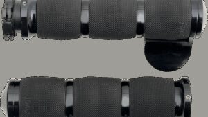 AVON GRIPS 3-Ring Air Cushioned Grips - Throttle Boss - Anodized