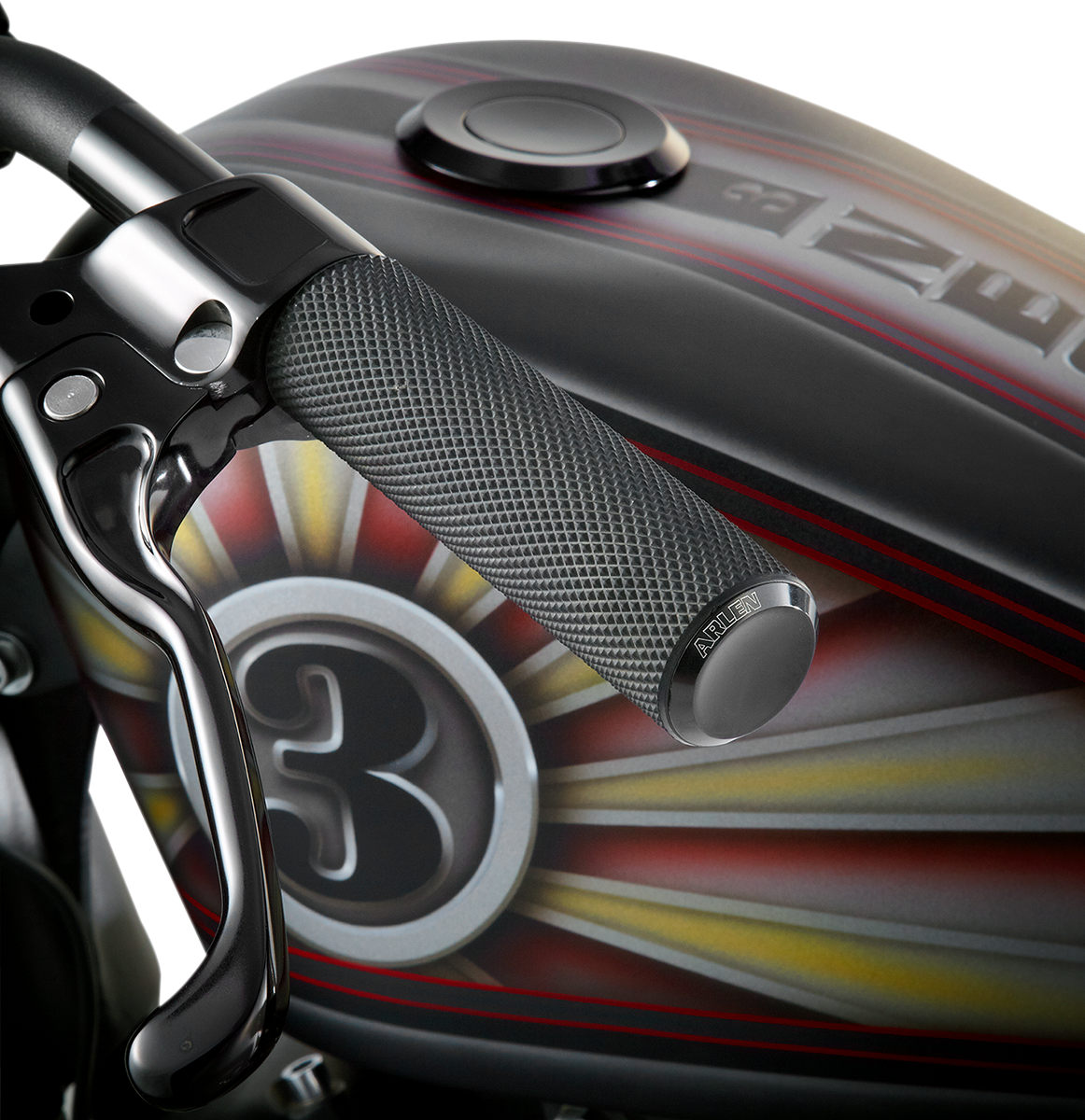 ARLEN NESS GRIP KNURLED CBL BLK - Image 2