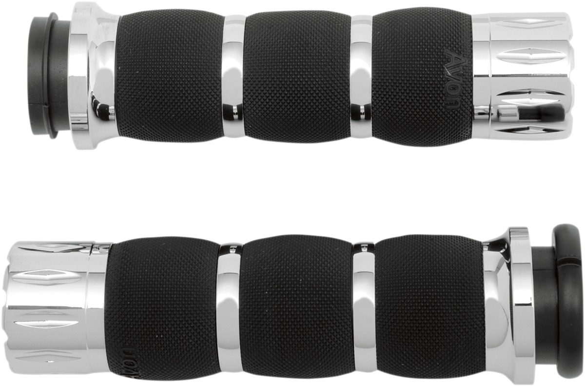 AVON GRIPS Rival Air Cushioned Grips - TBW - Chrome