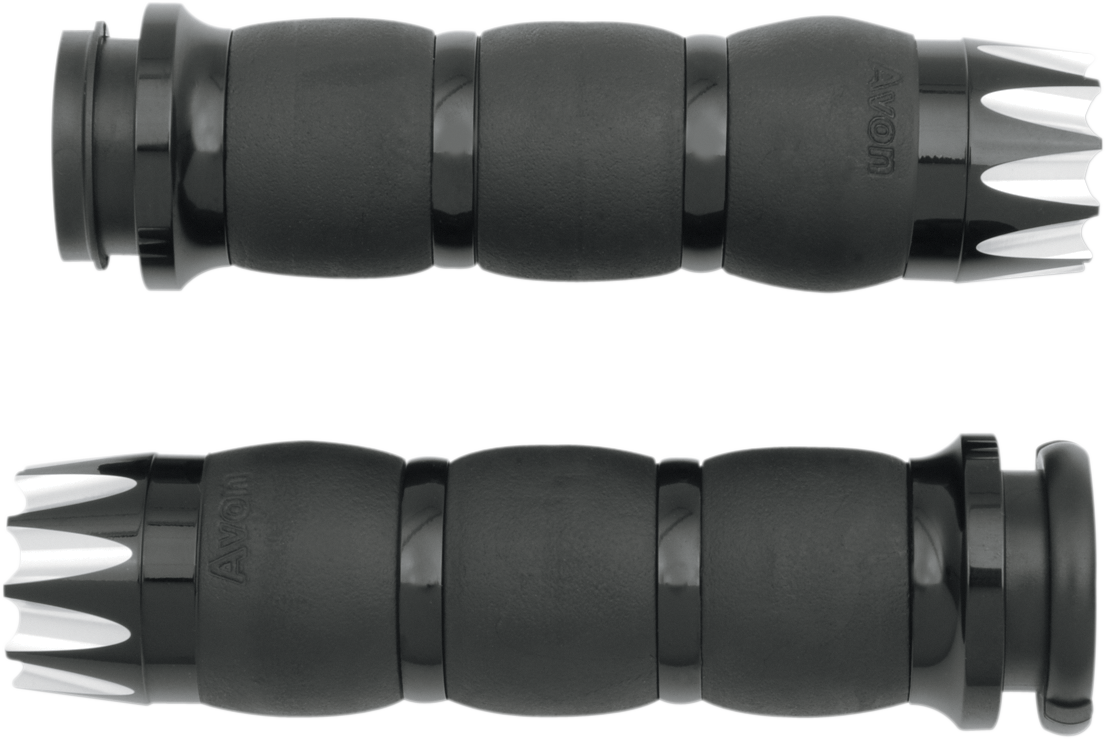 AVON GRIPS Excalibur Velvet Air Grips - TBW - Black