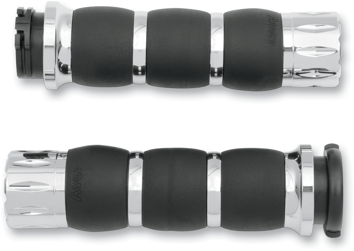 AVON GRIPS Rival Velvet Air Grips - Chrome