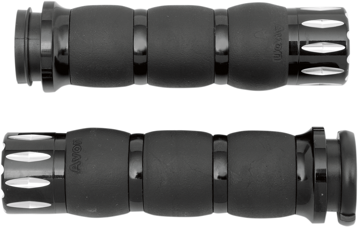 AVON GRIPS Rival Velvet Air Grips - TBW - Black