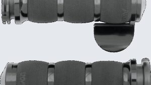 AVON GRIPS 3-Ring Air Cushioned Grips - Throttle Boss - Anodized