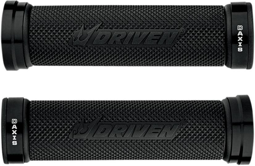 DRIVEN RACING D-Axis Grips - Black/Black
