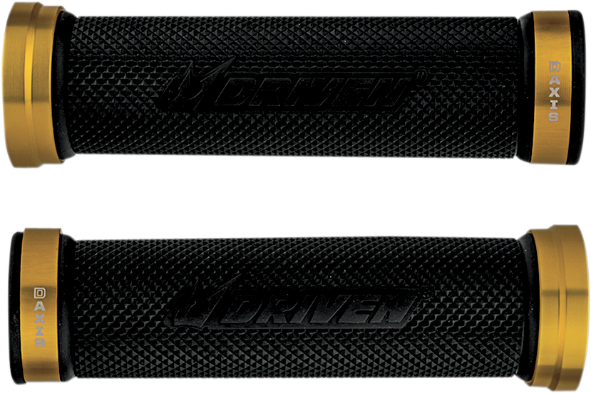 DRIVEN RACING D-Axis Grips - Gold/Black