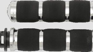 AVON GRIPS 3-Ring Air Cushioned Grips - Indian - Chrome