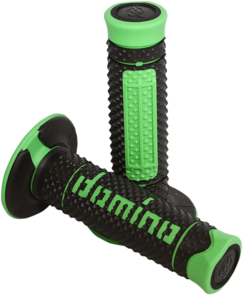 DOMINO Diamonte Grips - Dual Compound - Black/Green