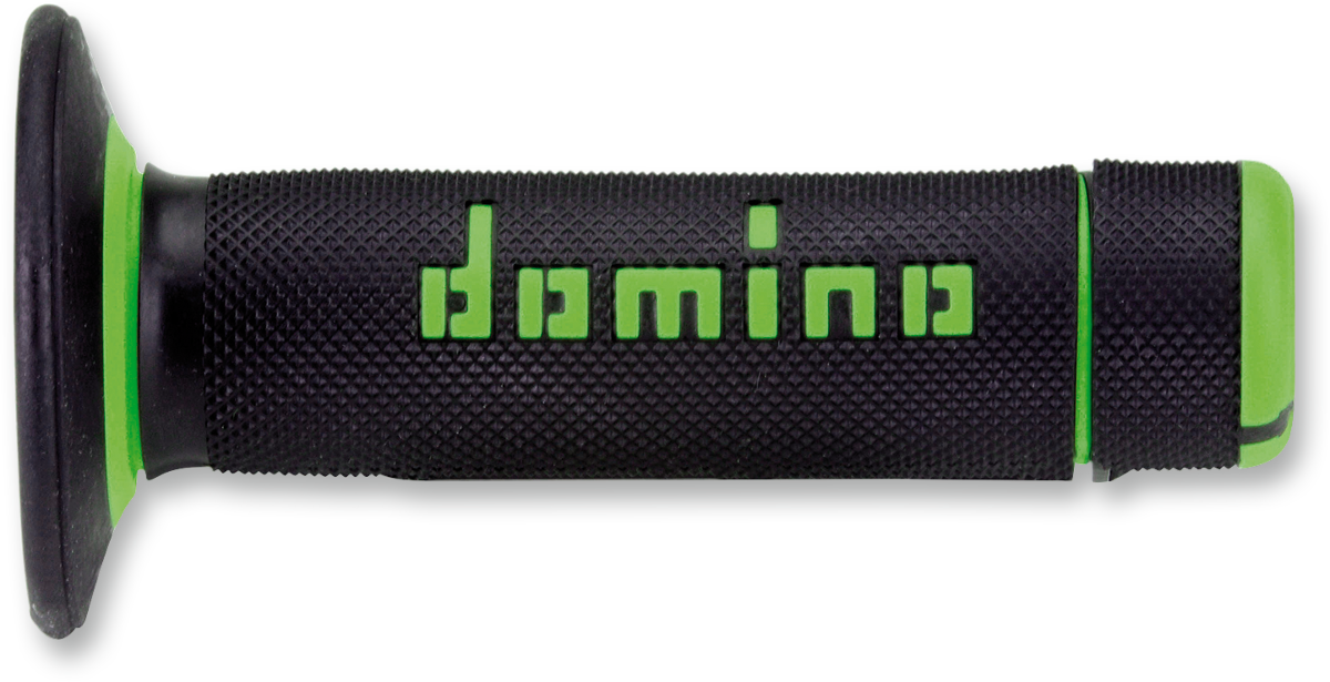 DOMINO Dually Grips - Half Waffle - Black/Green