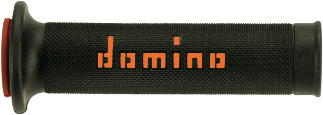 DOMINO MotoGP Grips - Dual-Compound - Black/Orange