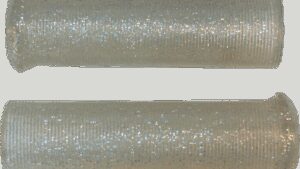 EMGO Star Fire Flake Grips - Retro - Metal - 1" - Silver