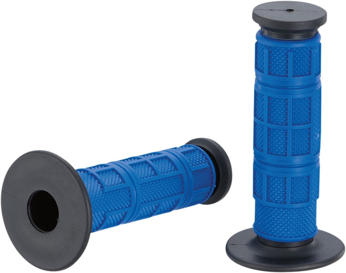MOOSE OFFROAD Qualifier Grips - Full Waffle - Blue