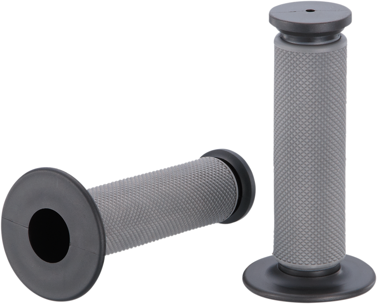 MOOSE OFFROAD Qualifier Grips - Diamond - Gray