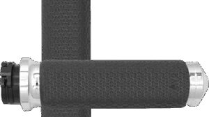 AVON GRIPS Vibration Dampening Memory Foam Grips - Small - Chrome