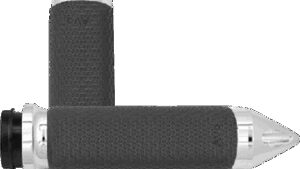 AVON GRIPS Vibration Dampening Memory Foam Grips - Medium - Spike - TBW - Chrome