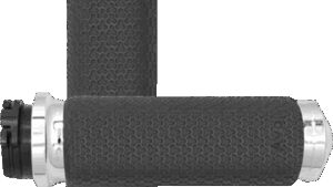 AVON GRIPS Vibration Dampening Memory Foam Grips - Large - Chrome