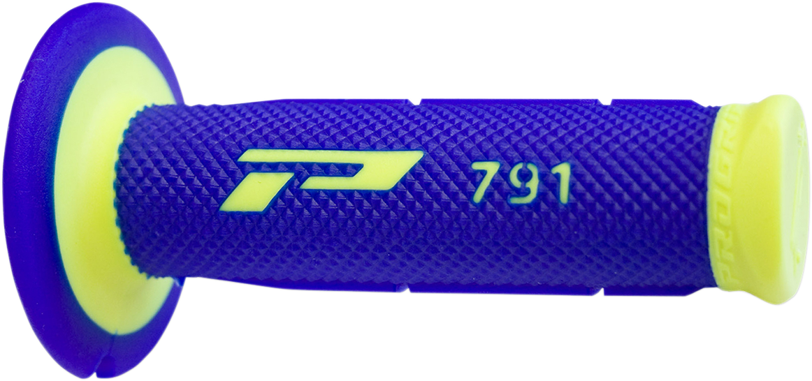 PRO GRIP Triple Density 791 Grips - Fluorescent Yellow/Blue
