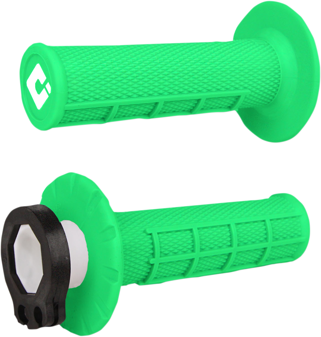 ODI Grips - MX - Half Waffle - Fluorescent Green