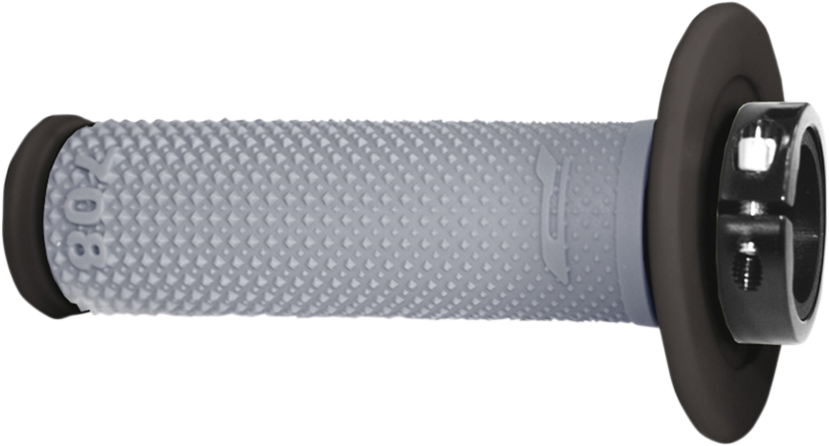 PRO GRIP 708 Lock-On Grips - Black/Gray