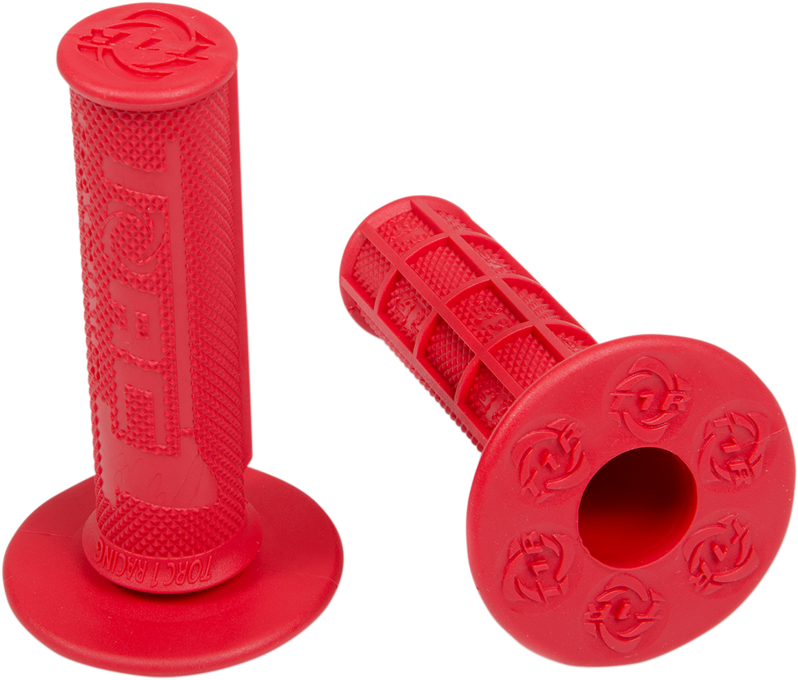 TORC1 Holeshot Grips - Soft - MX - Red
