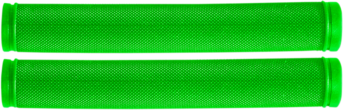RACE SHOP INC. 7" Colored Rubber Grips - Green
