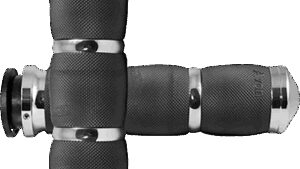AVON GRIPS 3-Ring Air Cushioned Grips - Indian - Chrome