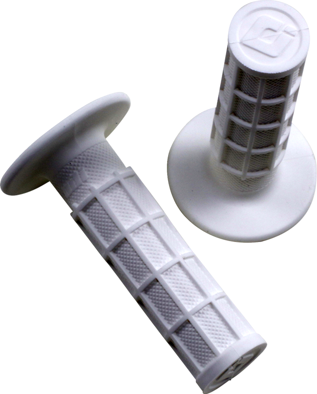 ODI Ruffian MX Full Waffle Single-Ply Grips - White