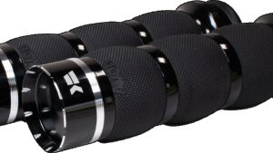 KHROME WERKS Tracer Grips - Air Cushion - TBW - Black