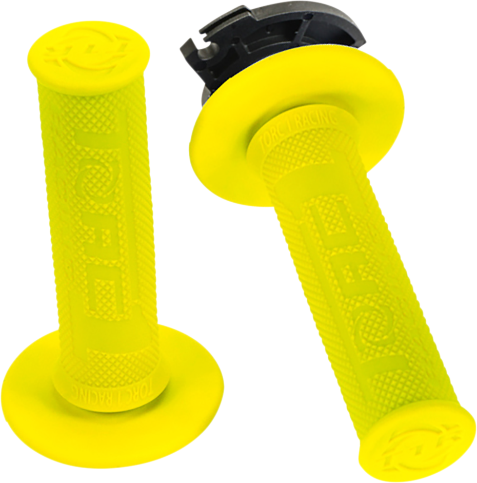 TORC1 Defy Lock-On Grips - Yellow