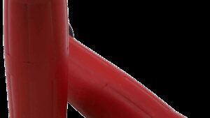 AVON GRIPS Old School Rubber Grips - Throttle-By-Wire - Red