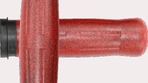 AVON GRIPS Old School Rubber Grips - Throttle-By-Wire - Sparkling Red