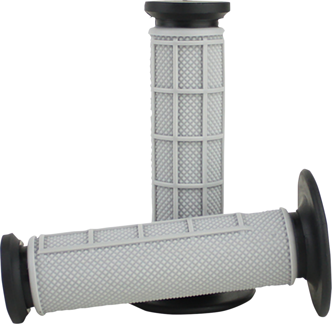 DRIVEN RACING Pro Waffle Grips - Black/Gray