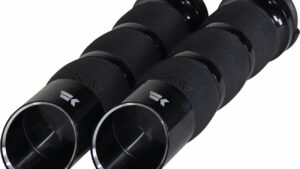 KHROME WERKS Edge Grips - Air Cushion - TBW - Black