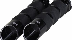 KHROME WERKS Edge Grips - Air Cushion - Cable - Black