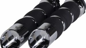 KHROME WERKS Edge Grips - Air Cushion - Cable - Chrome