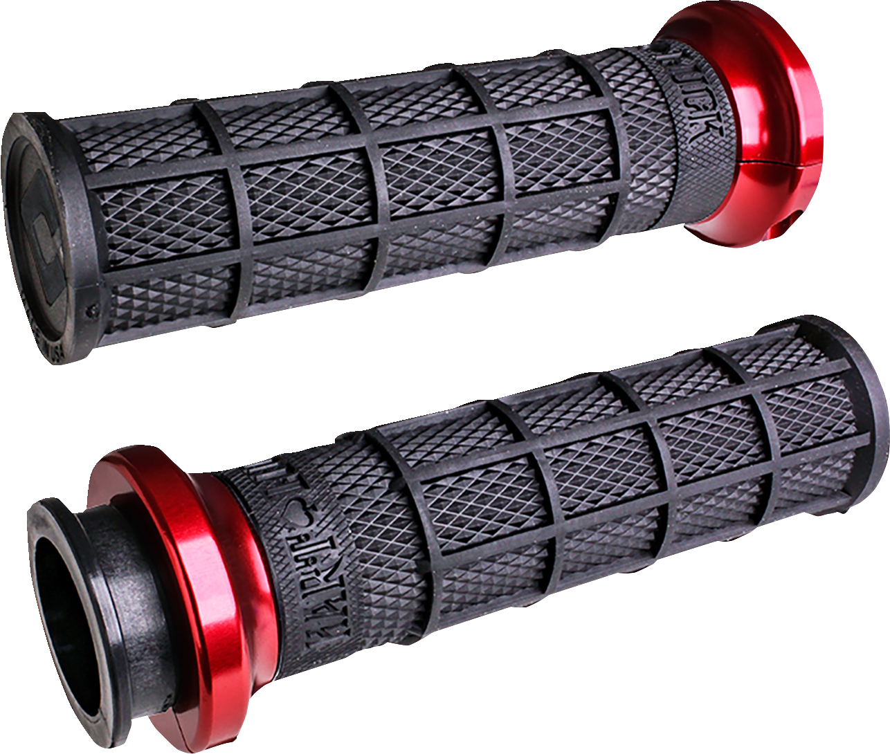 ODI Hart-Luck Signature V-Twin Lock-On™ Grips for Indian - Black/Red
