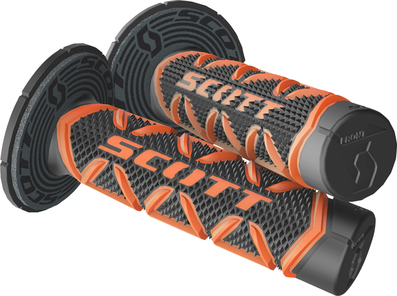 SCOTT Diamond Grips with Donut - Orange/Black