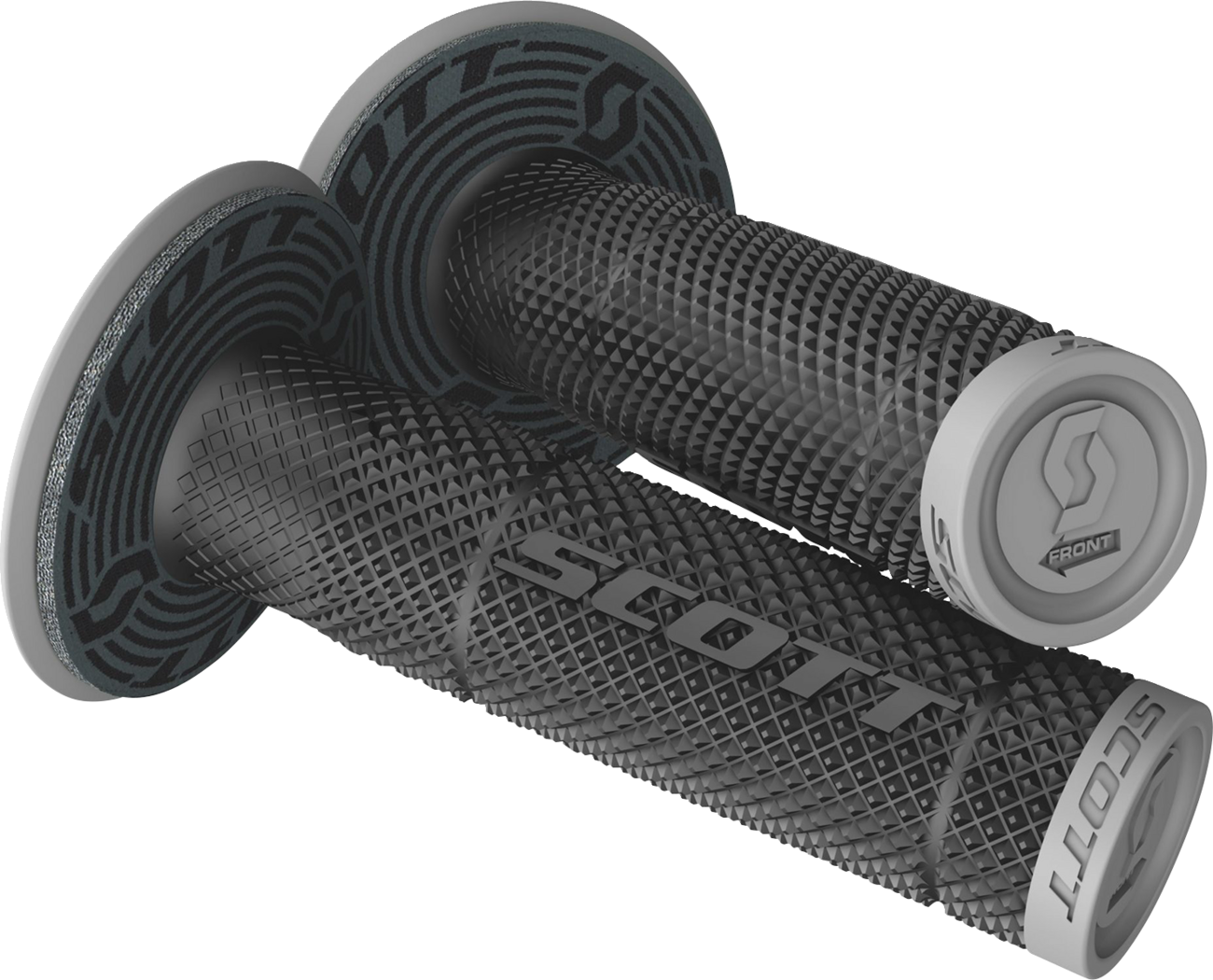 SCOTT SX II + Donut Grips - Black/Gray