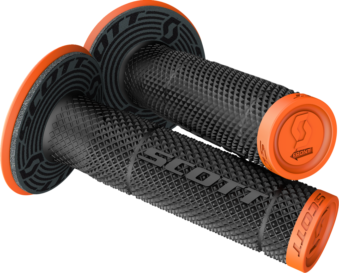 SCOTT SX II + Donut Grips - Orange/Black