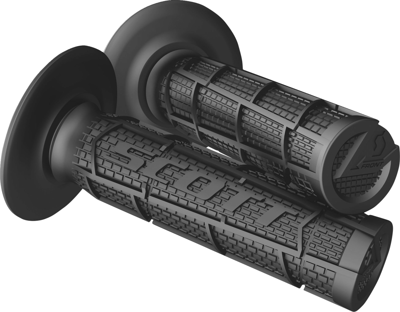 SCOTT Radial Full Waffle Grips - Black