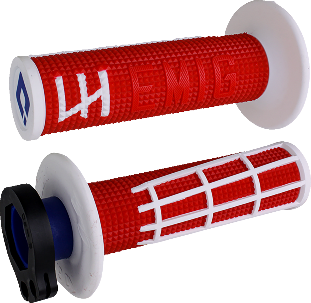 ODI EMIG 2.0 Lock-On Grips - Red/White