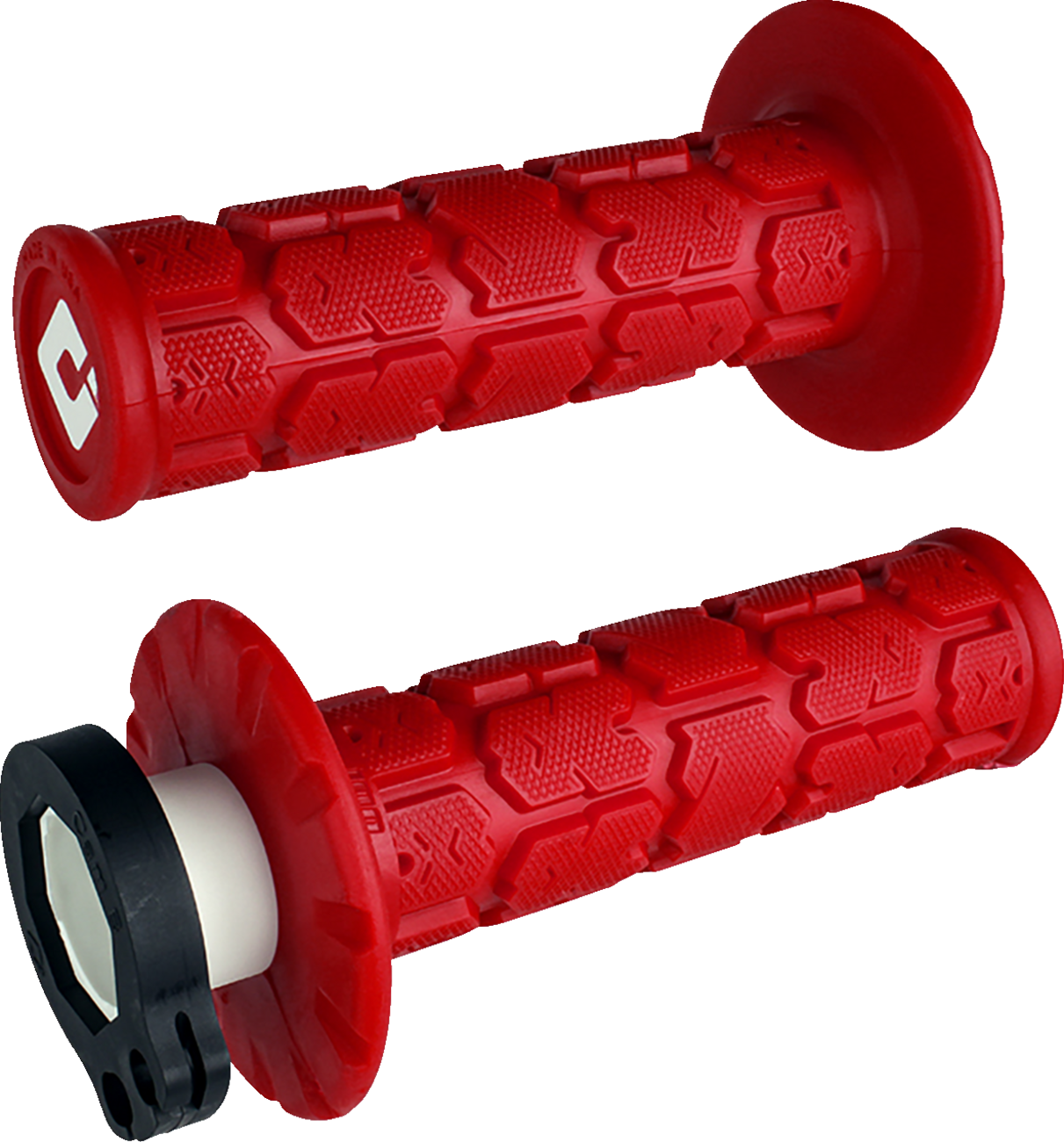 ODI V2 Rogue Lock-On Grips - Dark Red