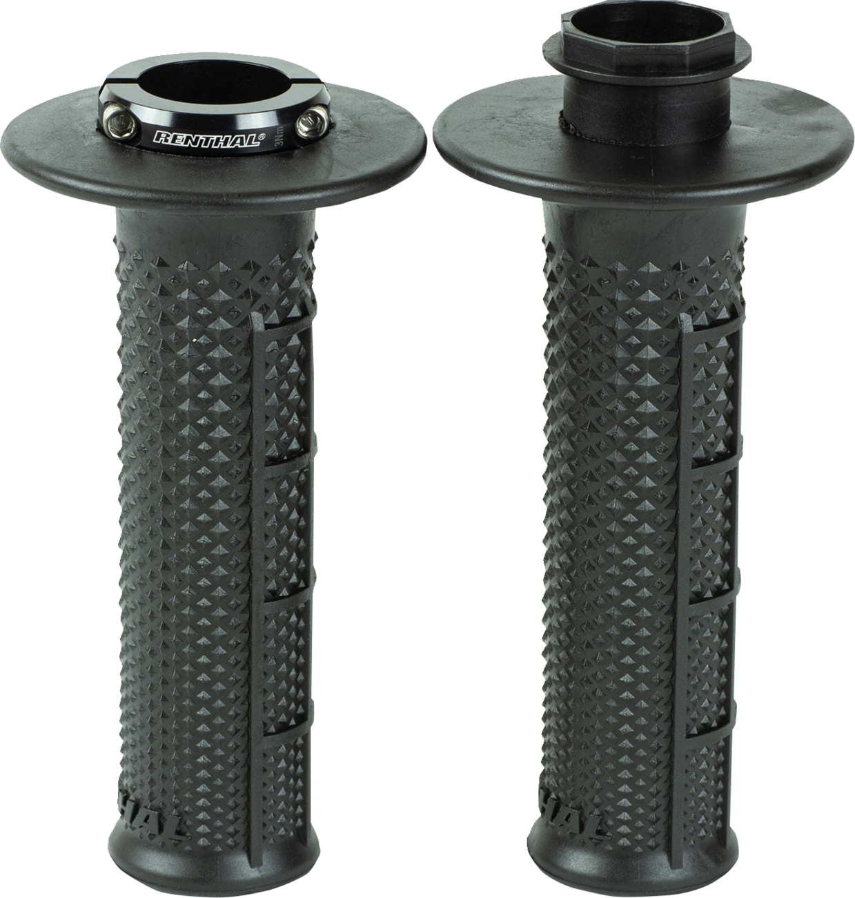 RENTHAL MX R-Works Lock-On Grips - Ultra Tacky - Taper Half Waffle