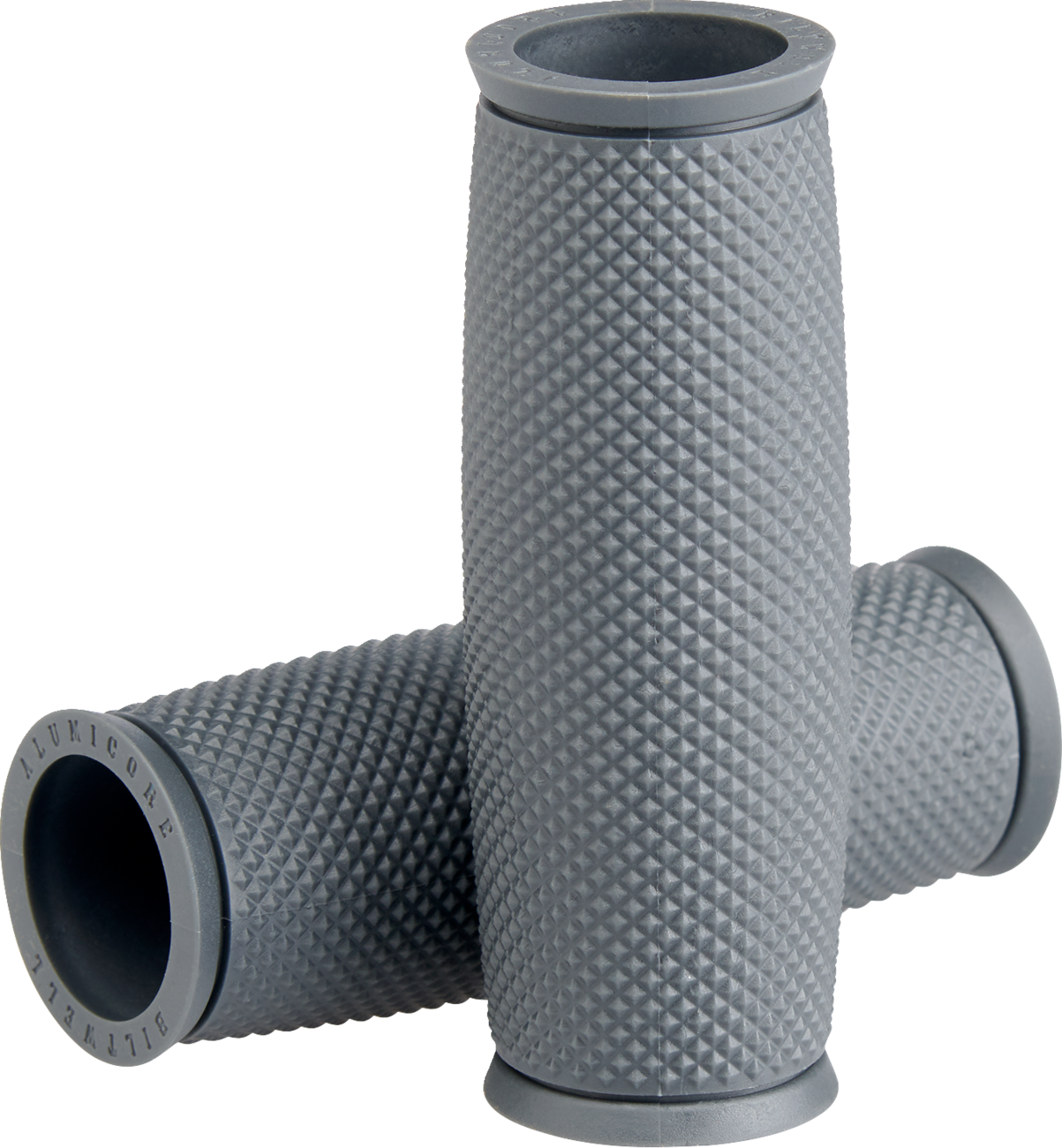 BILTWELL Replacement Alumicore Grip Sleeves - 1" - Recoil - Gray
